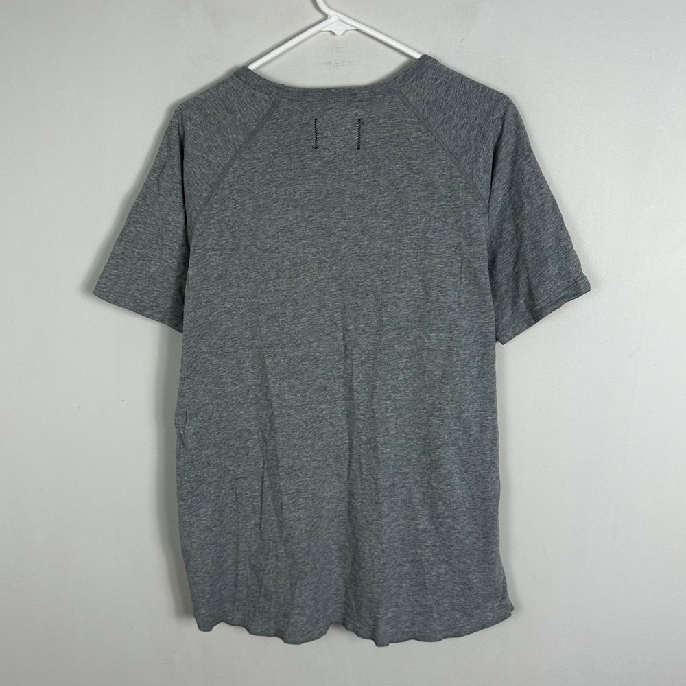 Reigning Champ Canada Grey Short Sleeve Crew Neck T-Shirt Mens Size Large Tee - Picture 4 of 9